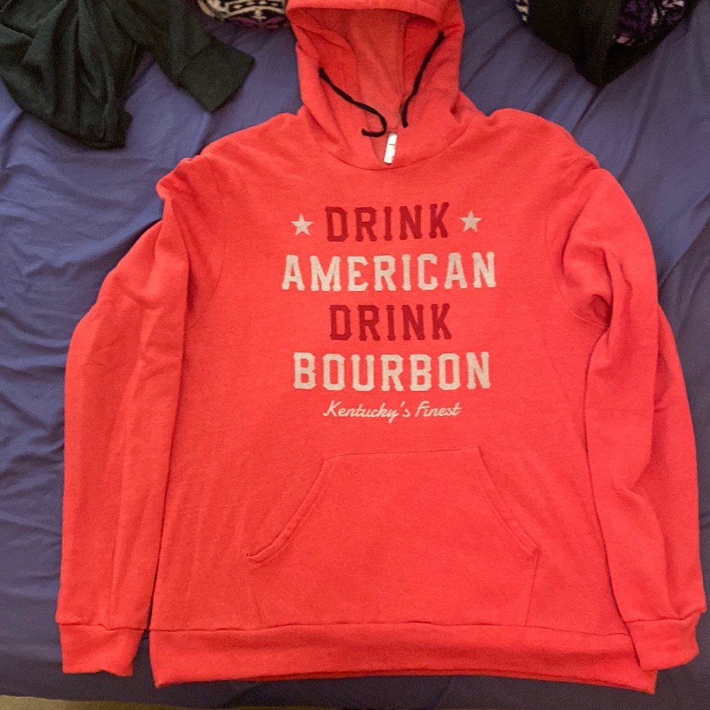 Mens drink American drink bourbon hoodie